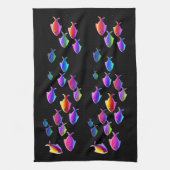 水泳の魚 キッチンタオル (縦)