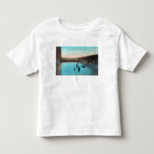 水泳のTankBoyes Hot Springs、カリフォルニアの眺め トドラーTシャツ
