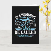 水泳はもし簡単 カード (黄色い花)