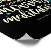 水泳は単に仲介を動かしている ポスター (角)