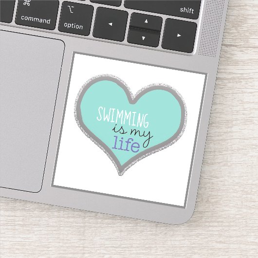 水泳は私の人生だ シール (詳細)