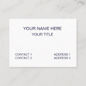 水泳は私をクール泳ぐ人スイミングコーチ 名刺 (裏面)