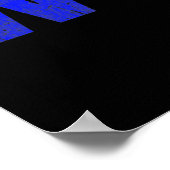 水泳は私を濡れたタンクの上にする ポスター (角)