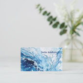 水泳インストラクタースプラッシュ 名刺 (スタンド正面)