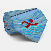 水泳クラブ泳ぐ人のエクササイズのフィットネスNVN254の水泳 ネクタイ (ロール)