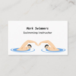 水泳クールインストラクター 名刺