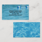 水泳コーチ 名刺 (正面/裏面)