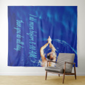 水泳チームやラプスイミングのためのモチベーションを高める名言 タペストリー (インサイチュ(横))