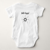 水泳チーム生存者|の球の旅行 ベビーボディスーツ (裏面)