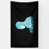 水泳デザインギフト泳ぐ人夏ギフト 横断幕 (縦)