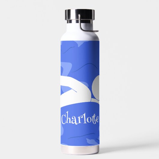 水泳デザイントール銅真空絶縁 ウォーターボトル (左面)