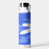 水泳デザイントール銅真空絶縁 ウォーターボトル (正面)