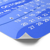 水泳デザイン2024カレンダーポスター ポスター (角)