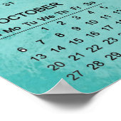 水泳デザイン2024カレンダーポスター ポスター (角)