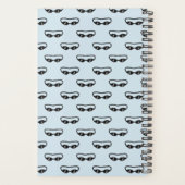 水泳パーソナライズされたコーチ及び泳ぐ人 プランナー手帳 (裏面)