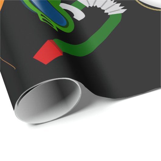 水泳パーソナライズされた誕生日 ラッピングペーパー (ロールコーナー)