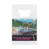 水泳プール検閲される クレジットカード栓抜き (裏面)