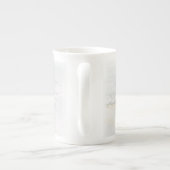 「水泳レッスン」アート付き骨中国マグ素晴らし ボーンチャイナマグカップ (裏面)