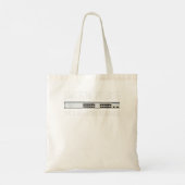 水泳レトロヴィンテージ80sスタイル泳ぐ人ギフト トートバッグ (裏面)