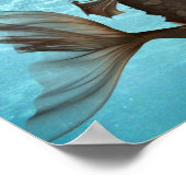 水泳人魚のポスター ポスター (角)