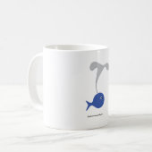 水泳吹とユニークデザイン コーヒーマグカップ (正面左)