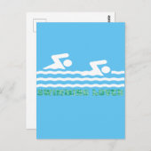 水泳好き ポストカード (正面/裏面)