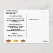 水泳学校はがき等の計画の変更 ポストカード (裏面)