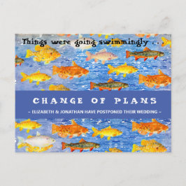 水泳学校はがき等の計画の変更 ポストカード
