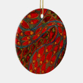 "水泳思考"の(絵画) セラミックオーナメント (右)