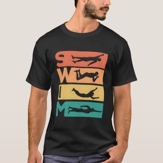 水泳愛好家のためのアイテム Tシャツ (正面)