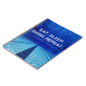 水泳感動的引用文 ノートブック (左側)