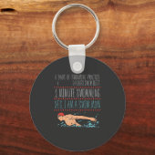 水泳母 キーホルダー (正面)