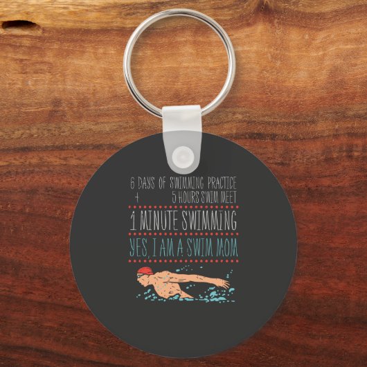 水泳母 キーホルダー (正面)