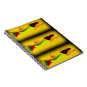 水泳用の人魚のノート3個 ノートブック (右側)