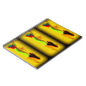 水泳用の人魚のノート3個 ノートブック (左側)