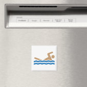 水泳用アイコンの絵文字 マグネット (インサイチュ (食洗機))