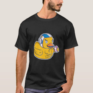 水泳用キャップとボール付き水球用ゴムアヒル Tシャツ