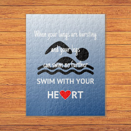 水泳競技の引用（青） ジグソーパズル