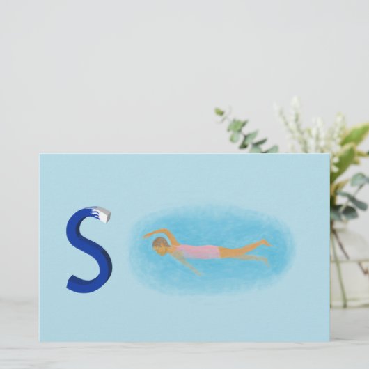 水泳紙 (スタンド正面)