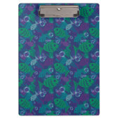 水泳魚と泡のリーフのパタ鮮やかーン クリップボード (正面)