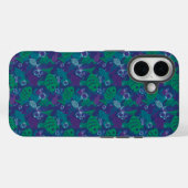 水泳魚と泡のリーフのパタ鮮やかーン Case-Mate iPhoneケース (裏面 (横))