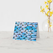 水泳 カード (黄色い花)