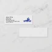 水泳 スキニー名刺 (正面/裏面)