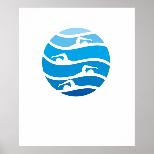 水泳 ポスター (正面)