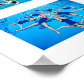 水泳 ポスター (角)