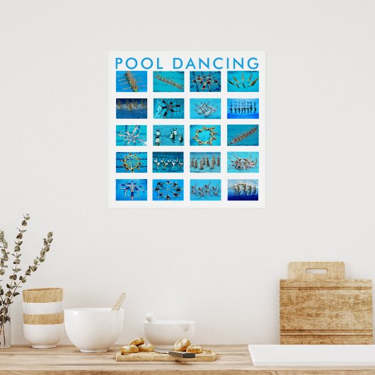 水泳 ポスター (キッチン)