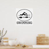 水泳 ポスター (キッチン)
