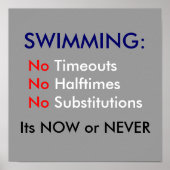 水泳 ポスター (正面)