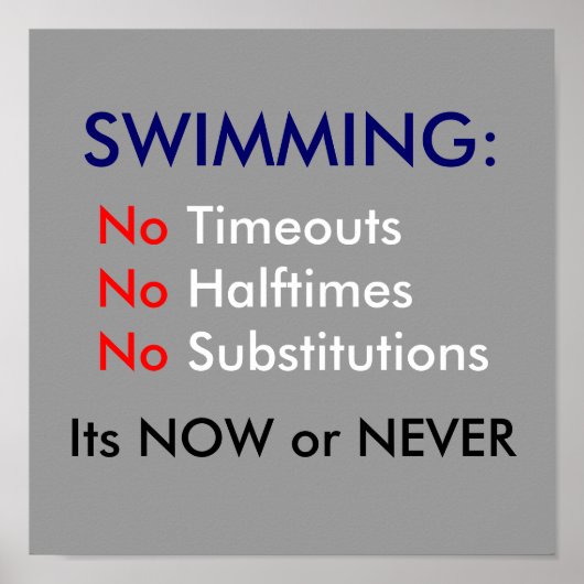 水泳 ポスター (正面)