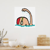 水泳 ポスター (キッチン)